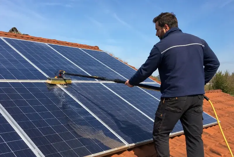 Nettoyage et entretien de panneaux solaires à Mézos